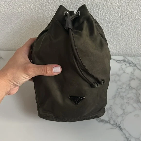 Prada Pouch in Dark Green - Picture 5 of 7